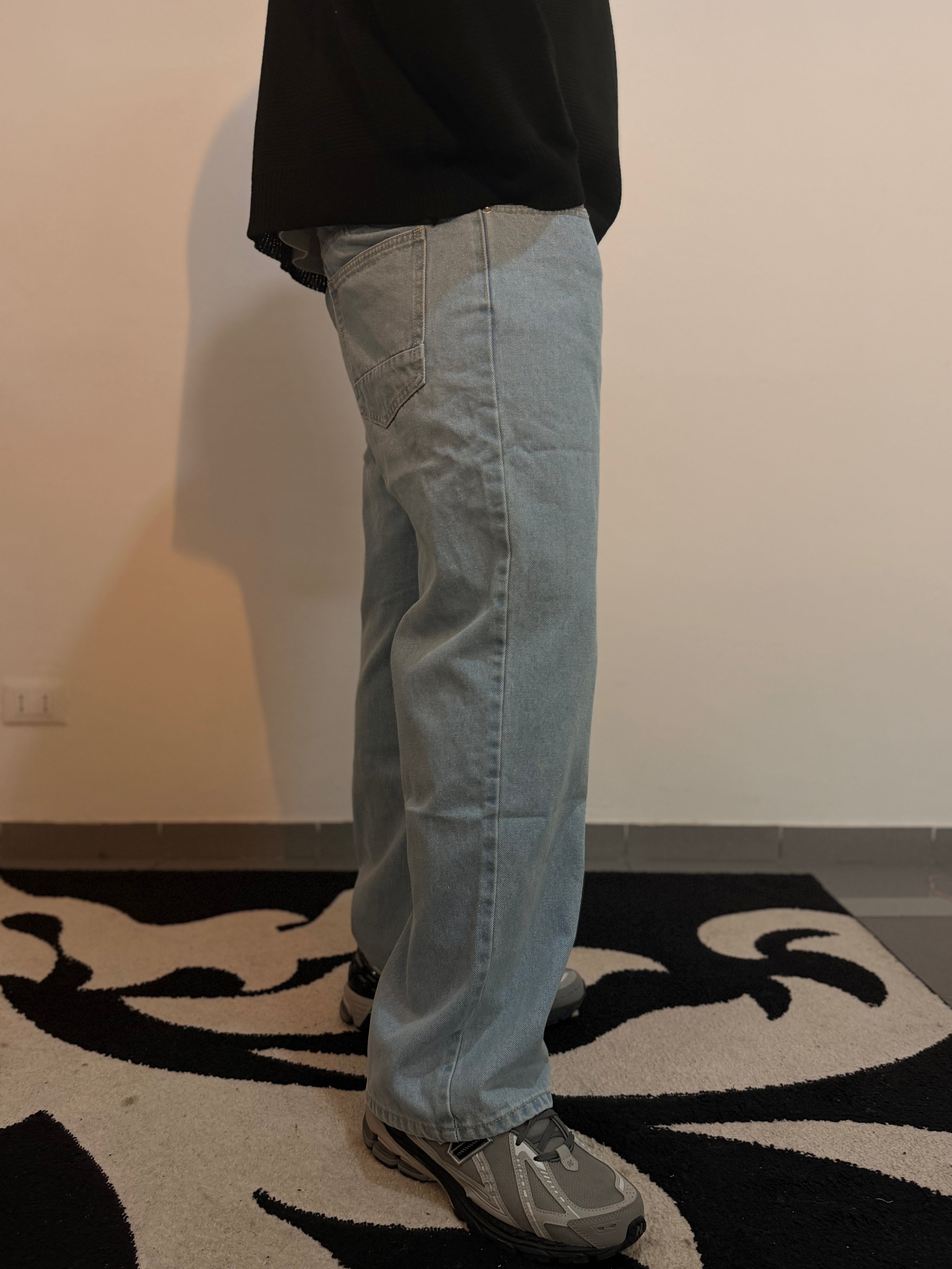Jeans baggy light blue