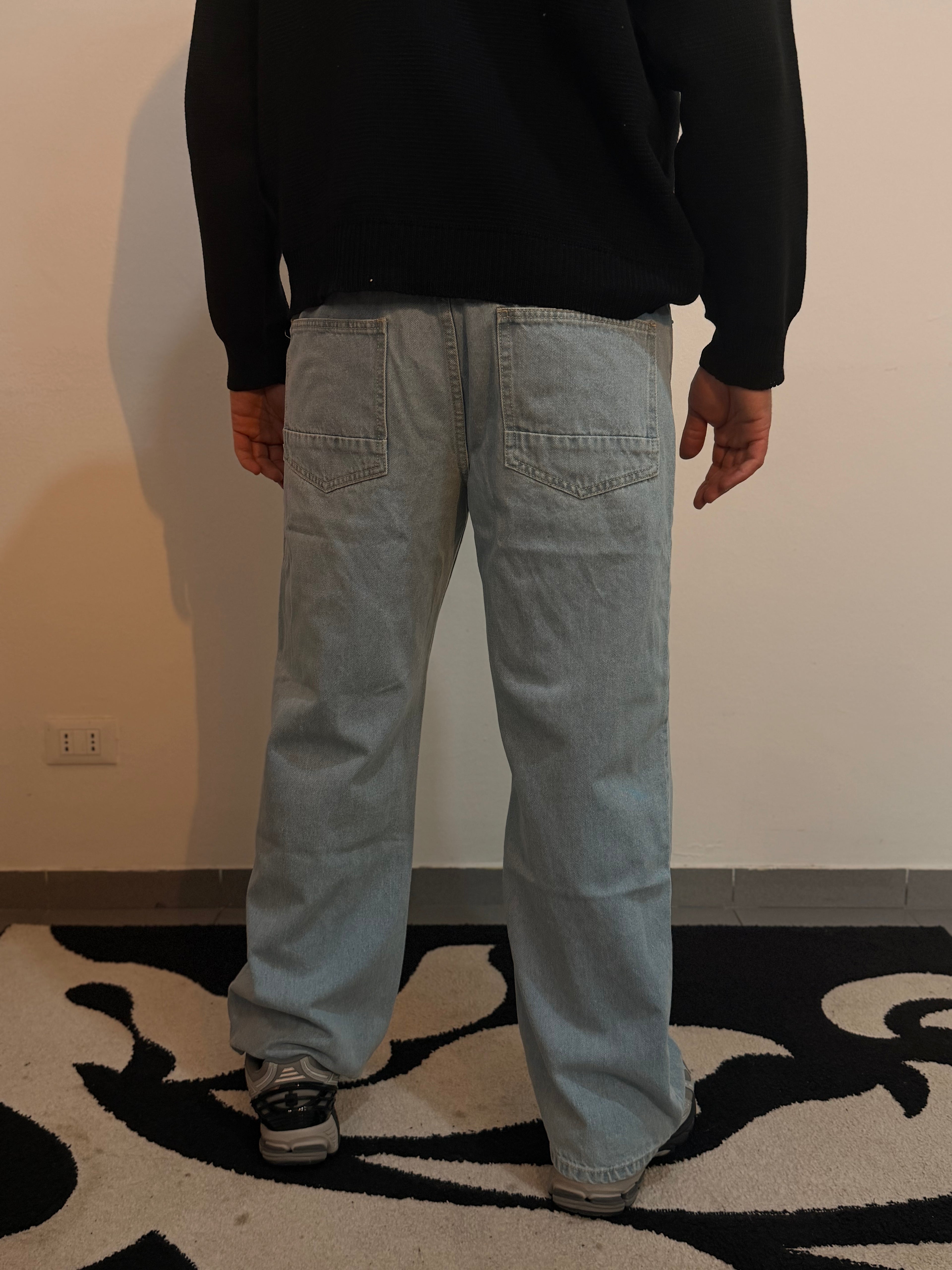 Jeans baggy light blue