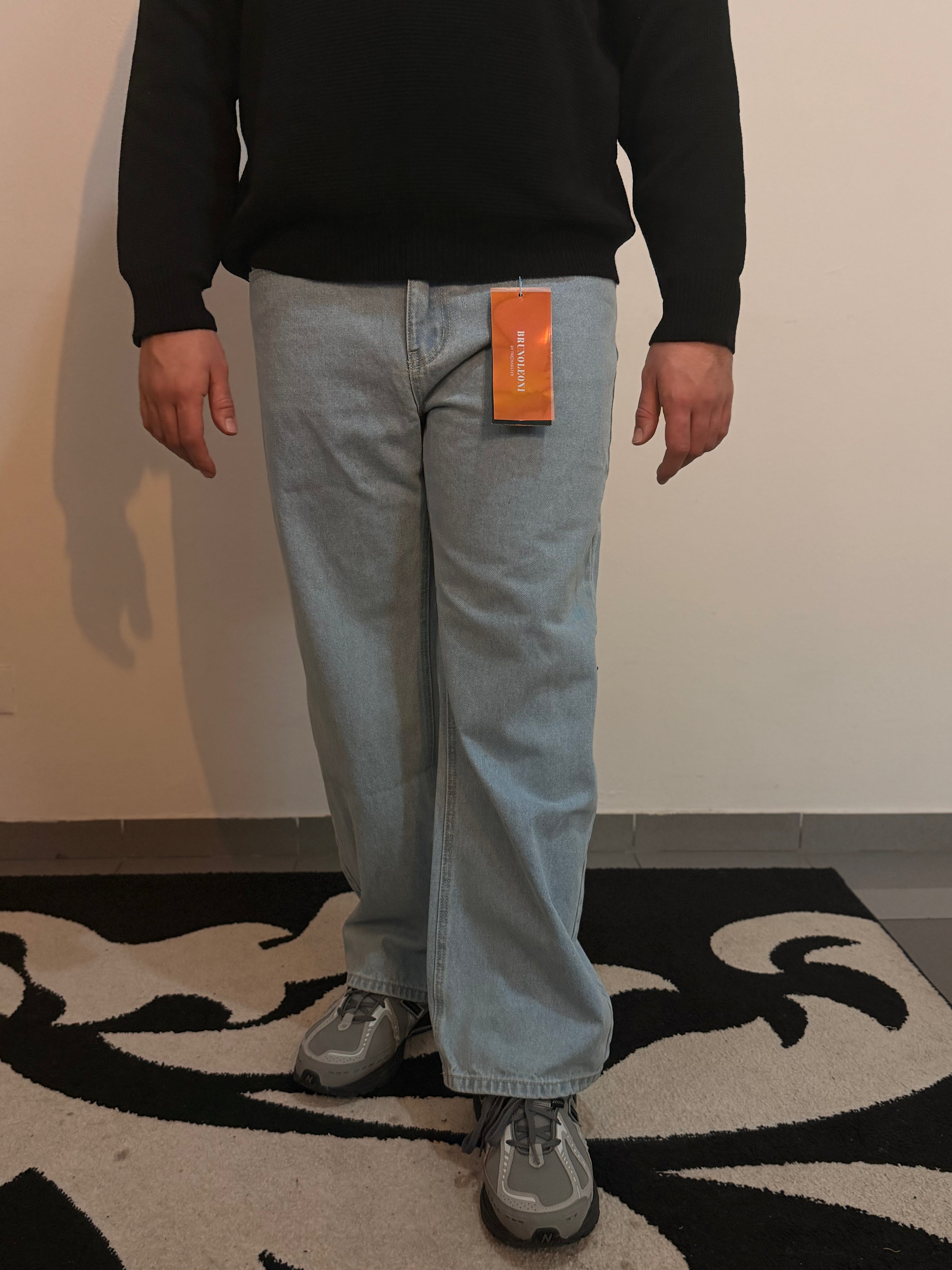 Jeans baggy light blue