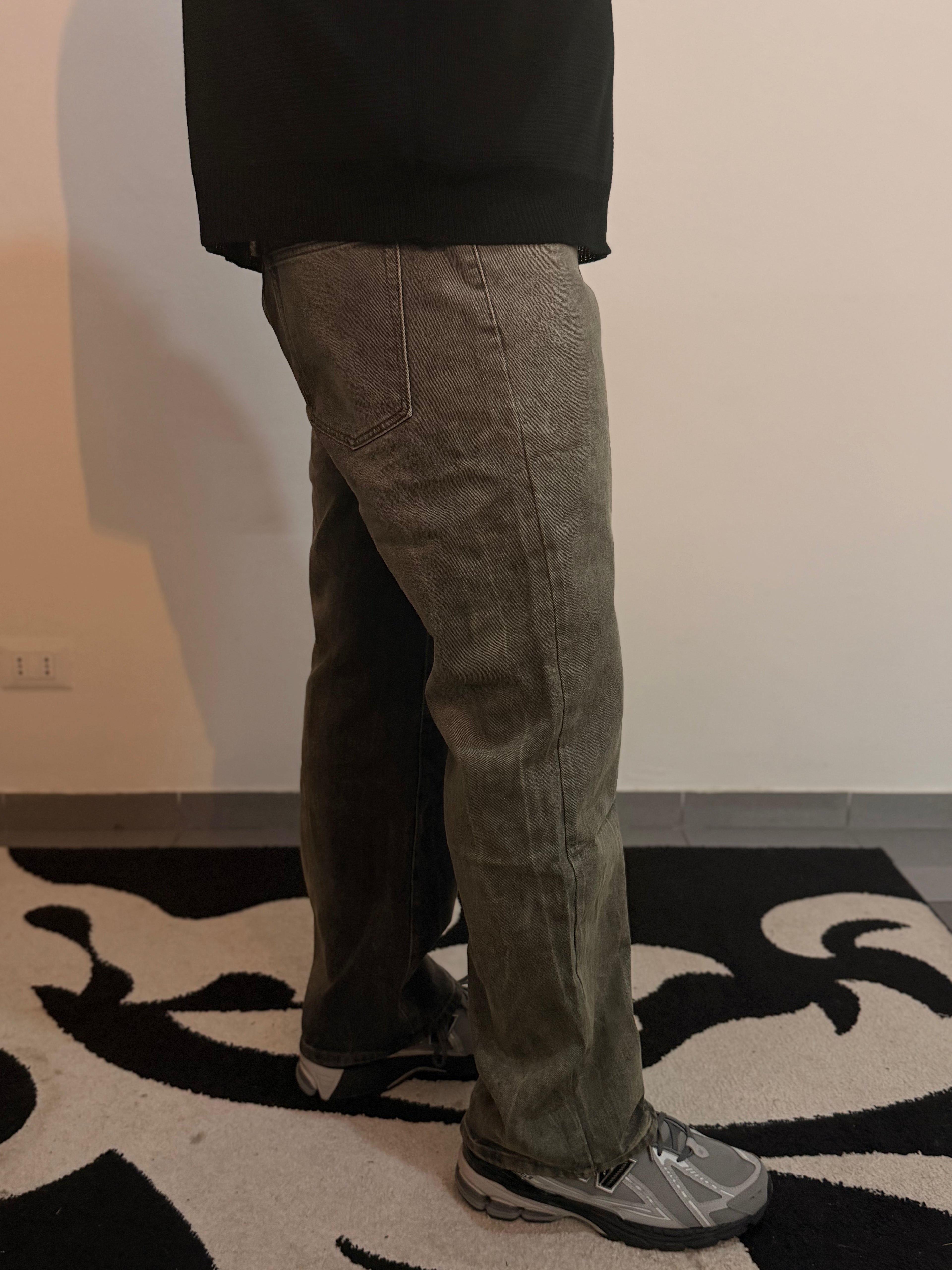 Jeans baggy Dark sabbiato