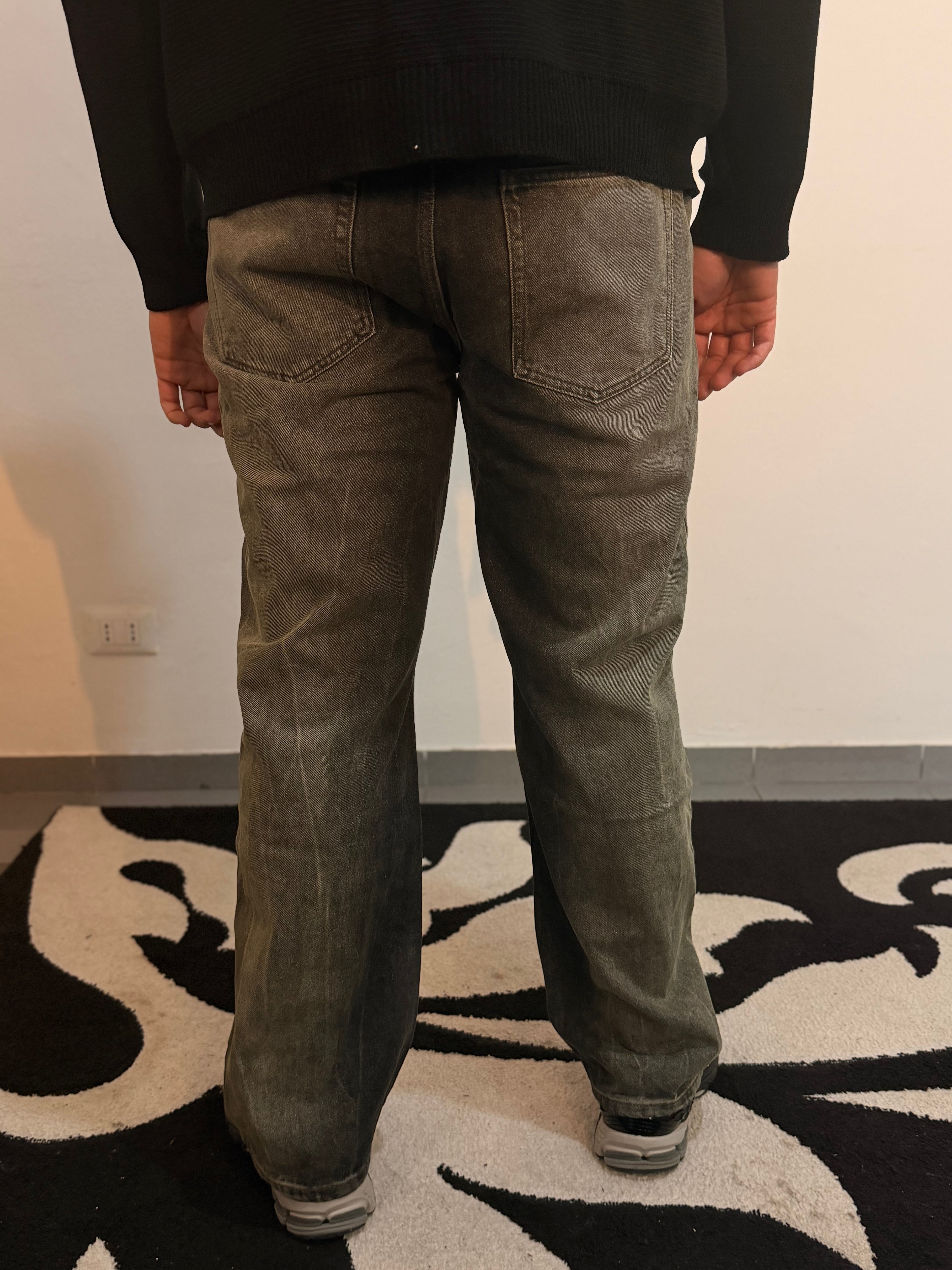 Jeans baggy Dark sabbiato