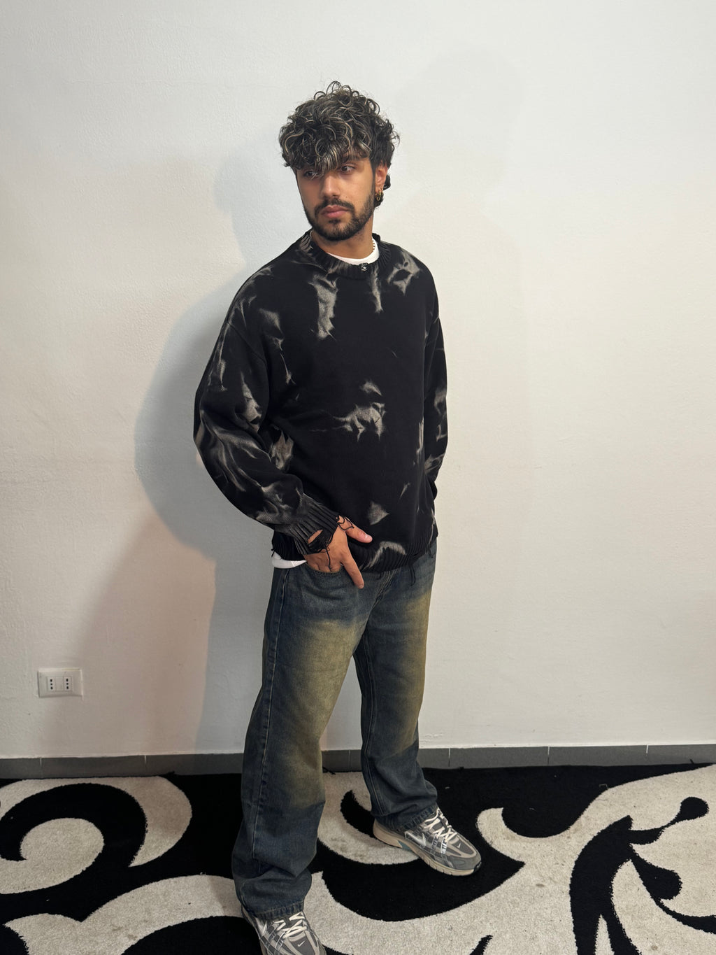 Maglione Tie-Dye “Chaos Knit”