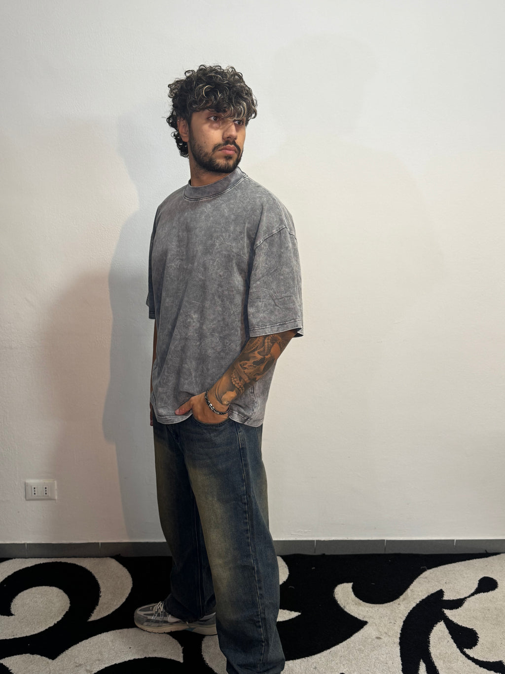 T-shirt “Grey Acid” – Vintage Wash